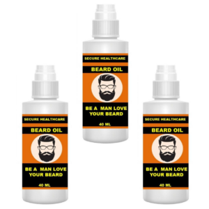 Secure healthcare Beard oil (Pack of 3)