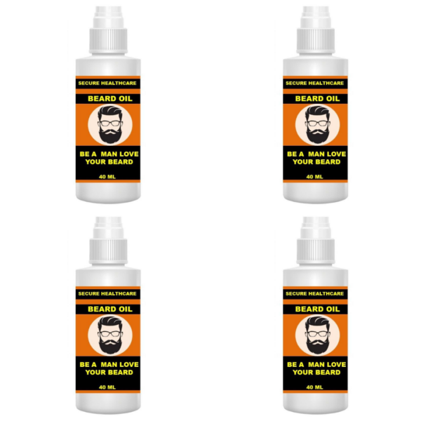 Secure healthcare Beard oil (Pack of 4)