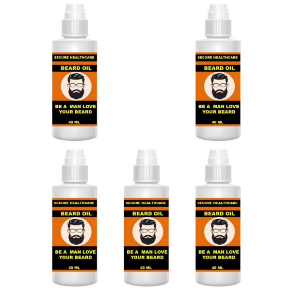 Secure healthcare Beard oil (Pack of 5)