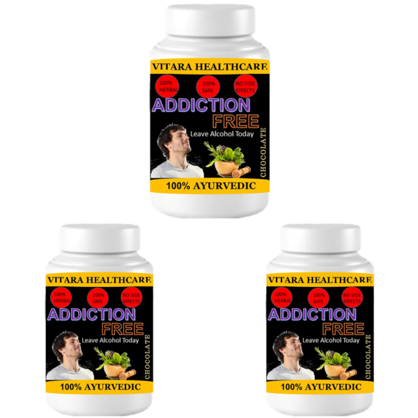 addiction free (Pack of 3)