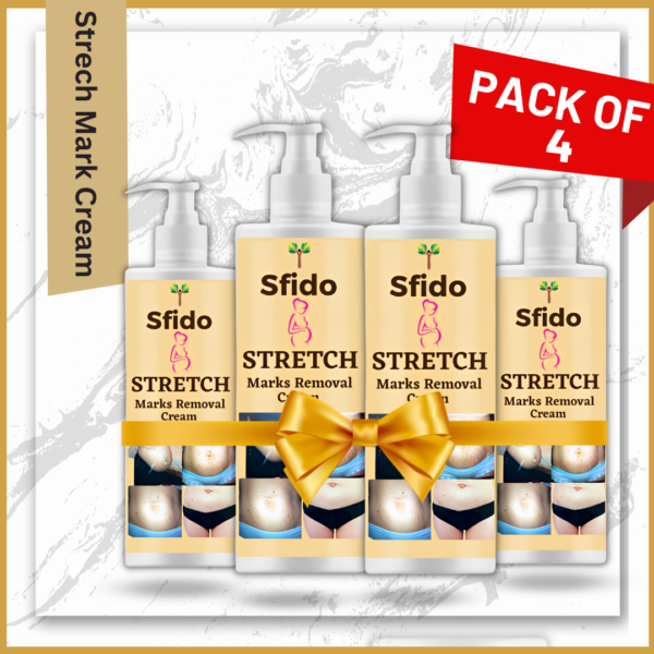 Sfido Strech Marks (PACK OF 4),  Body Lotion for Women, Remove Dark Circle