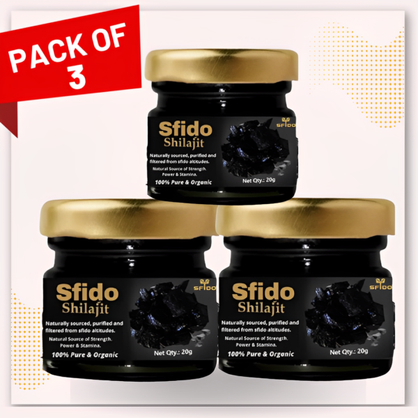 SFIDO SHILAJIT (PACK OF 3)